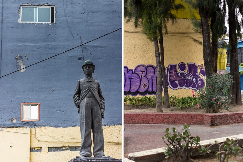 parque con graffiti