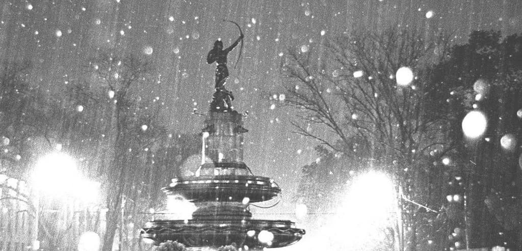 nevó en la Ciudad de México